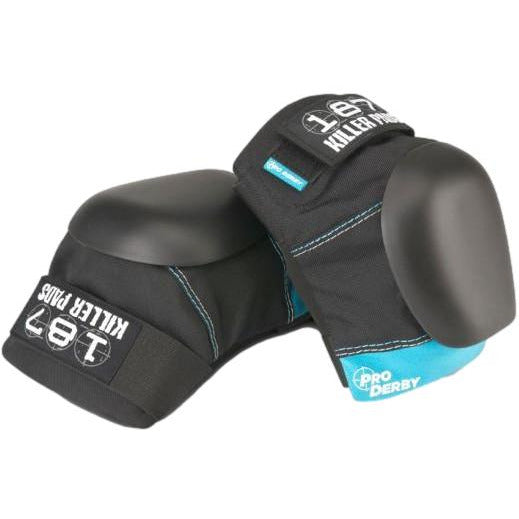 187 Pro Derby Knee Pad Black / Blue