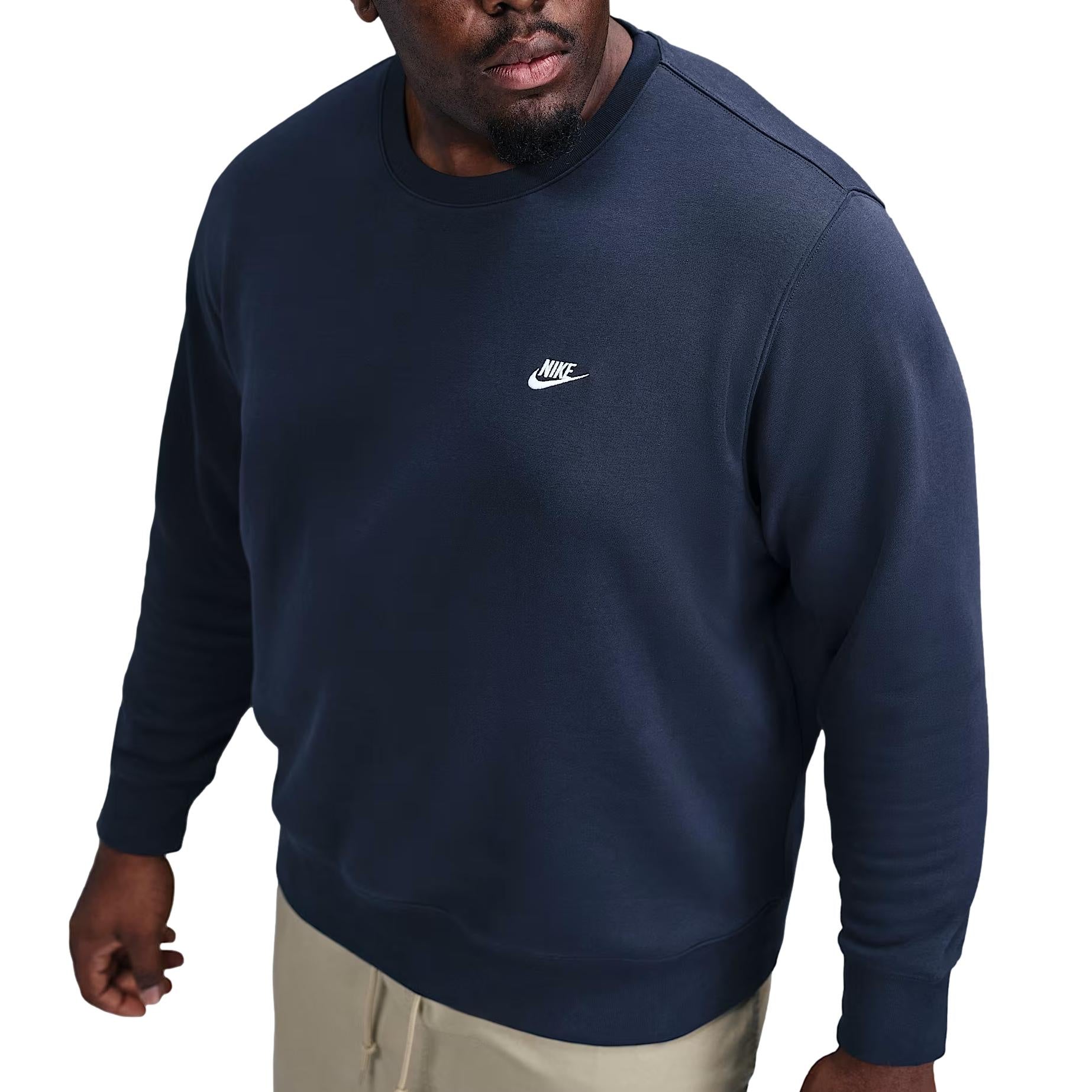Nike Club BB Crewneck Jumper Navy