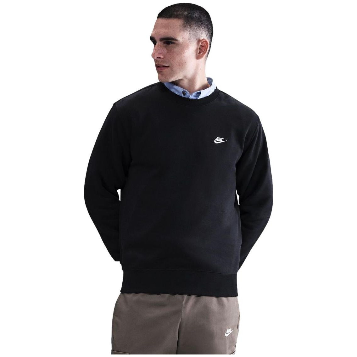 Nike Club BB Crewneck Jumper Black