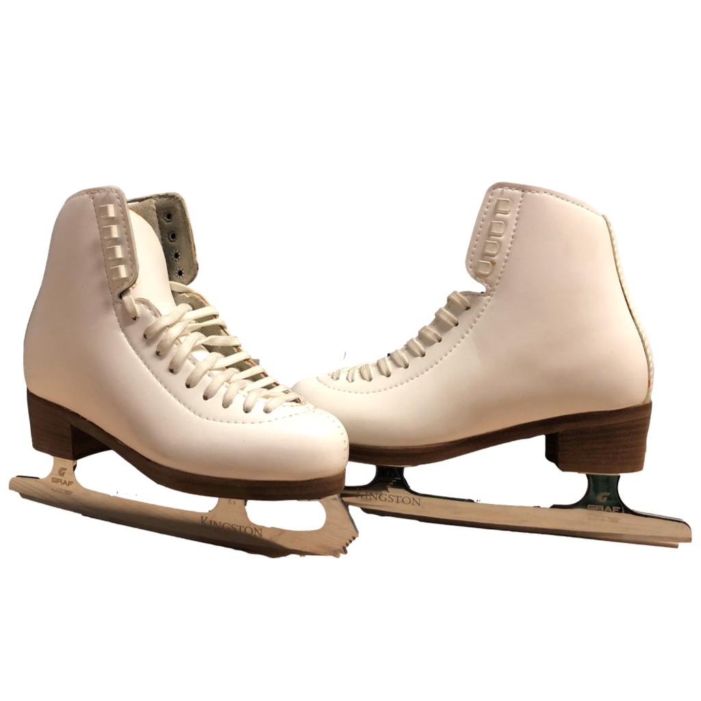 Graf Bristol Figure Ice Skate White