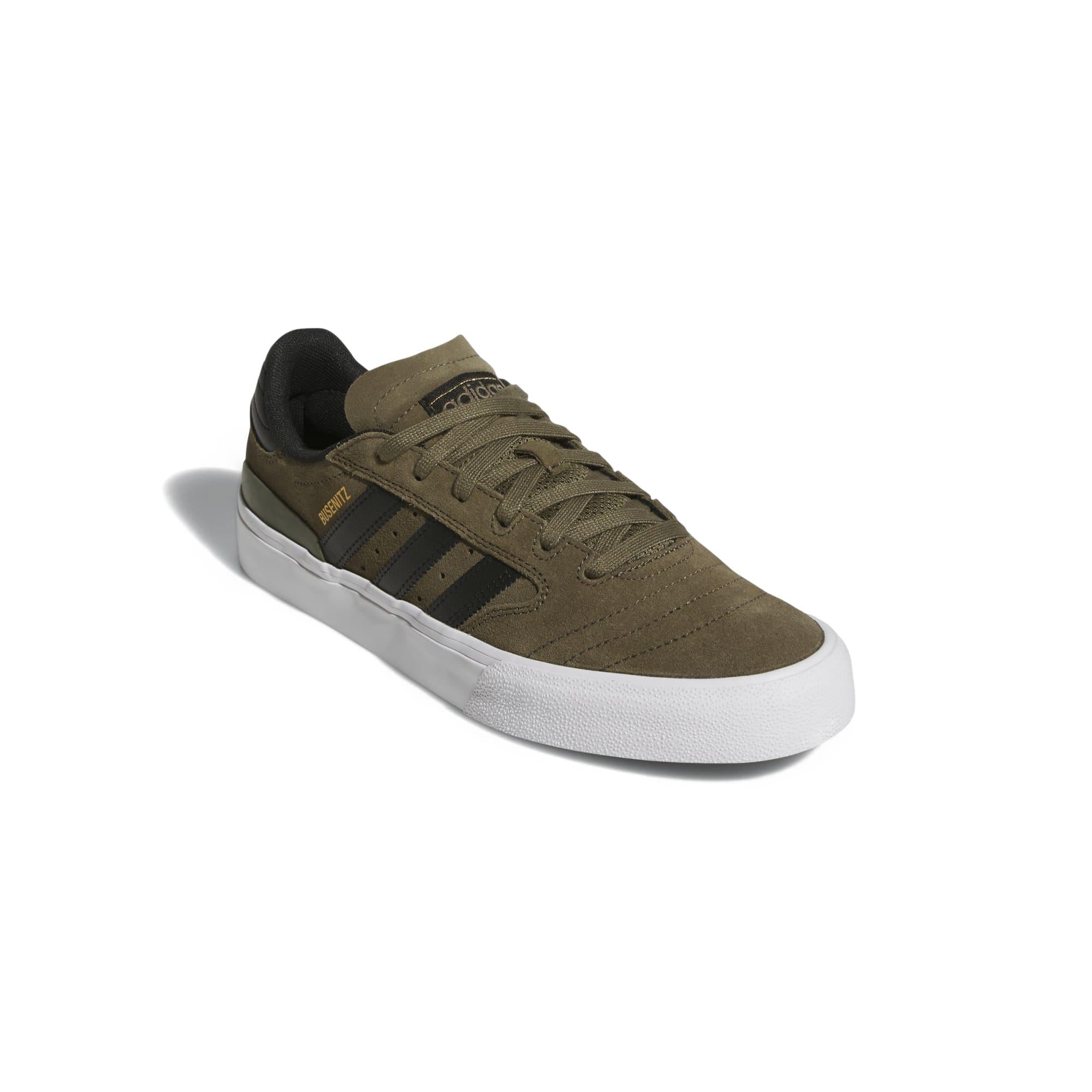 Adidas Busenitz Vulc Mens Shoe Olive Stripe / Black