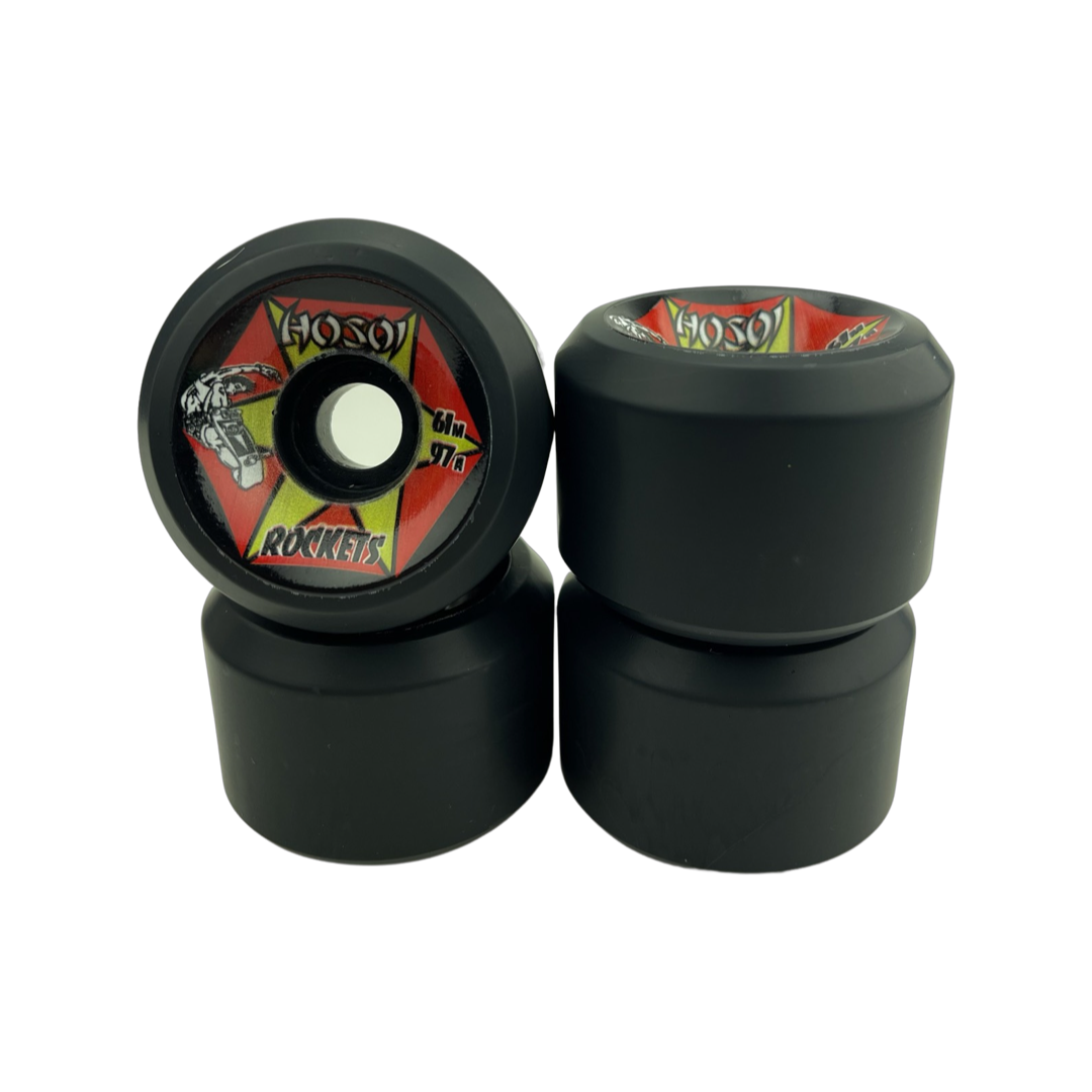 Hosoi Rockets Wheels 4 Pack 61mm 97a