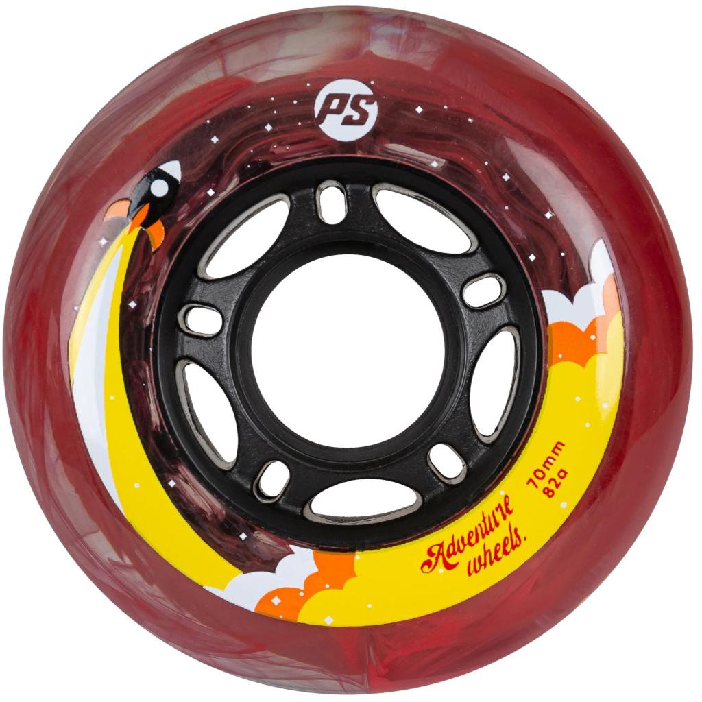 Powerslide AdventureInline Skate Kids Wheels 4 Pack