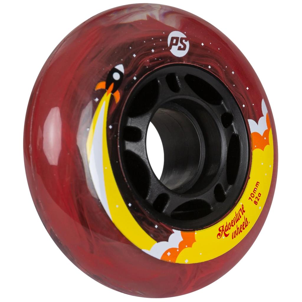 Powerslide AdventureInline Skate Kids Wheels 4 Pack