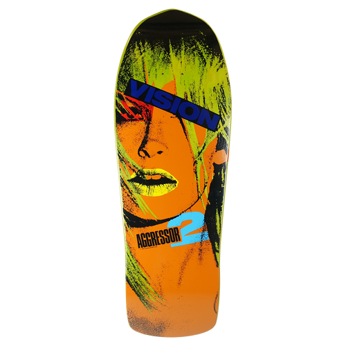 Vision Aggressor 2 Concave Old School Deck 10" x 30.25"