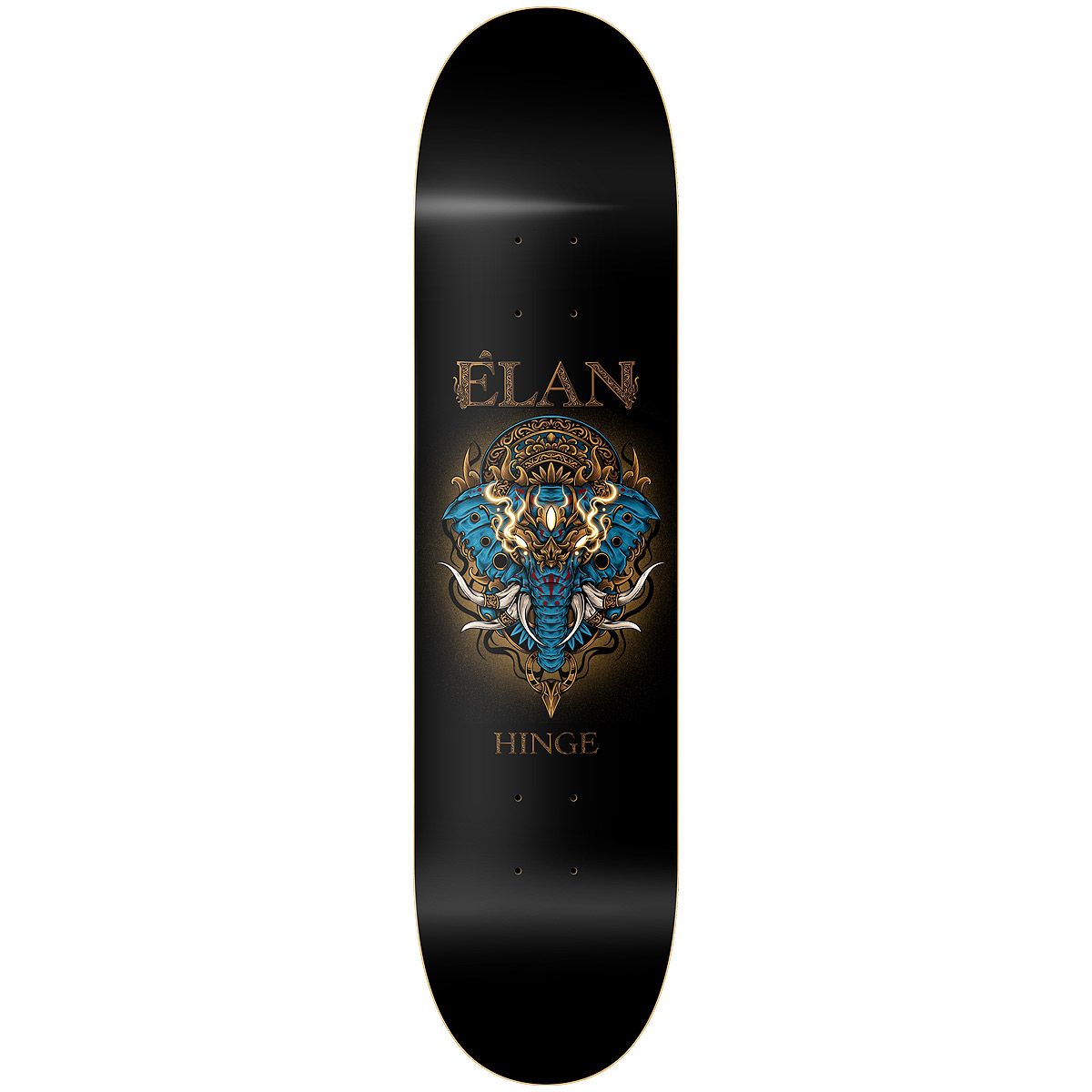 Elan Hinge African Elephant Skateboard Deck
