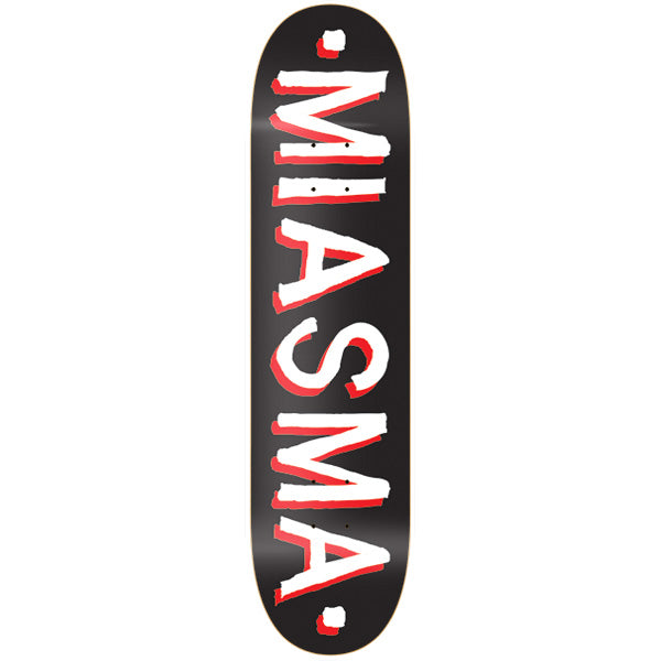 Miasma Logo Black Skateboard Deck