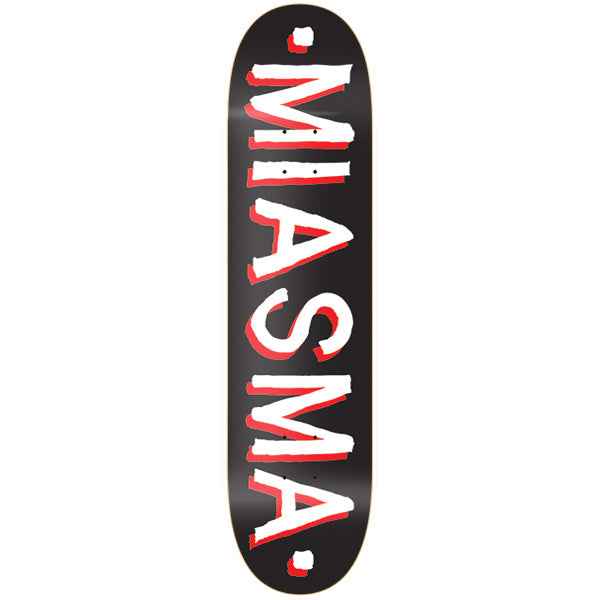 Miasma Logo Black Skateboard Deck