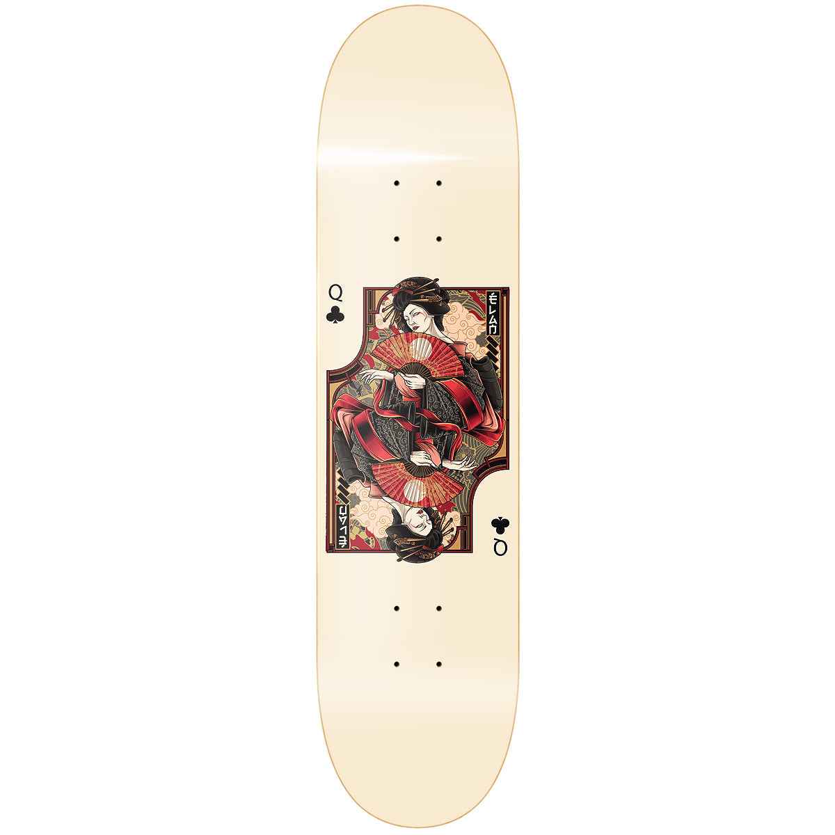 élan Queen of Clubs Skateboard Deck