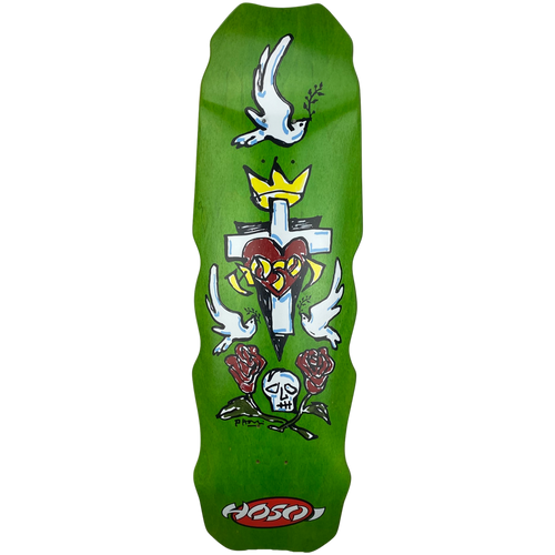 Hosoi Skateboards Hammerhead Hybrid Old School Deck 9.5" x 32.25"