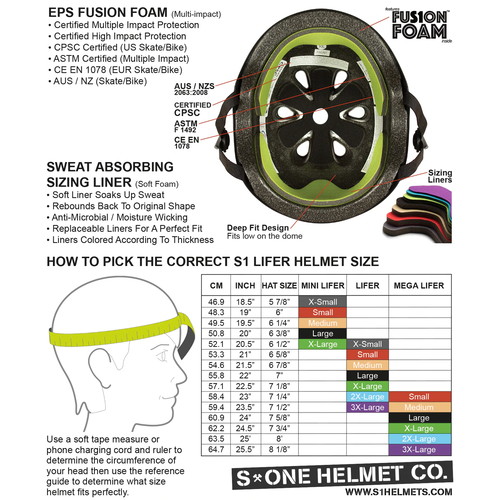 S-One Helmet Lifer Black Matte/Pink Straps
