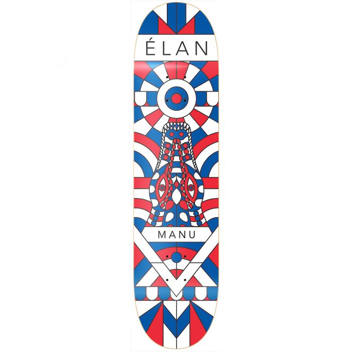 Elan Manu Geo Croc Skateboard Deck