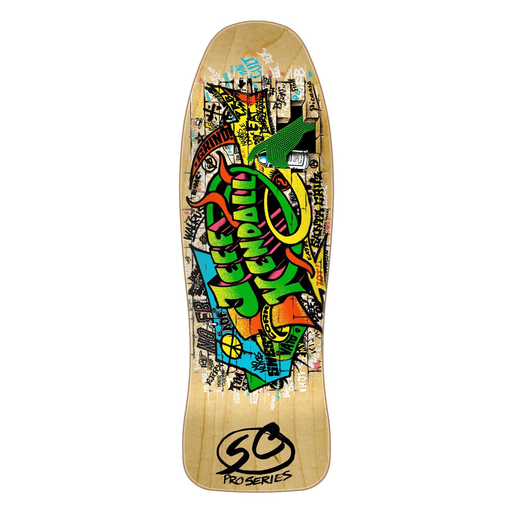 Santa Cruz Jeff Kendall Graffiti Reissue Skateboard Deck 9.69"
