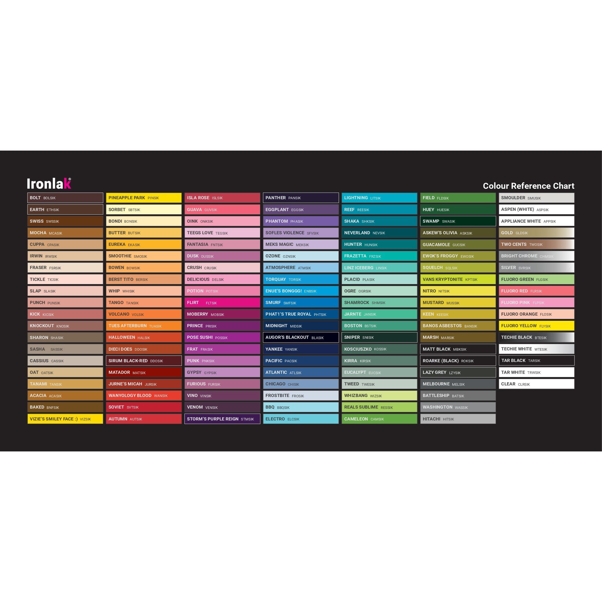 Ironlak Aerosol Spray Paint Roarke