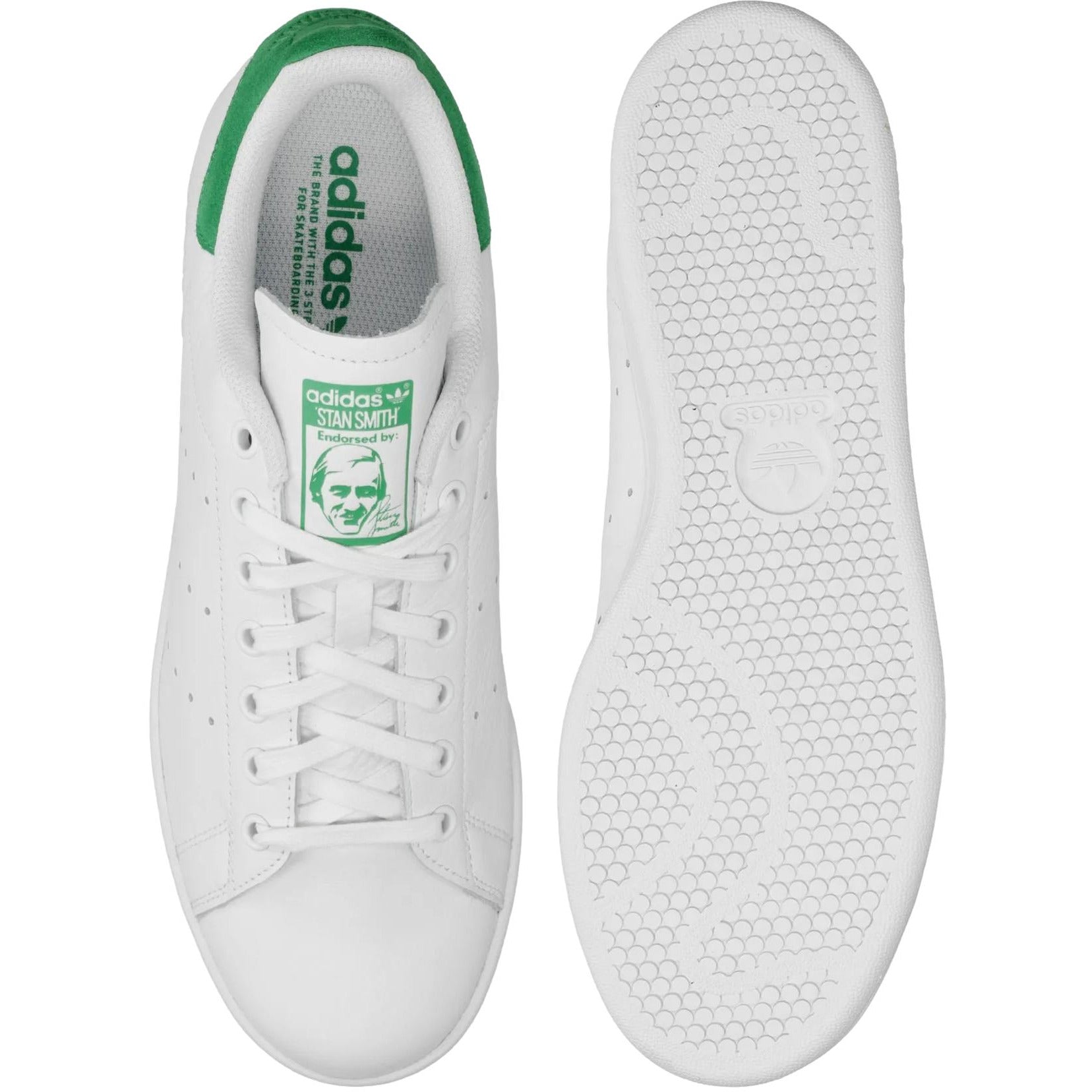 Adidas Stan Smith ADV Skateboarding Shoe White / Green