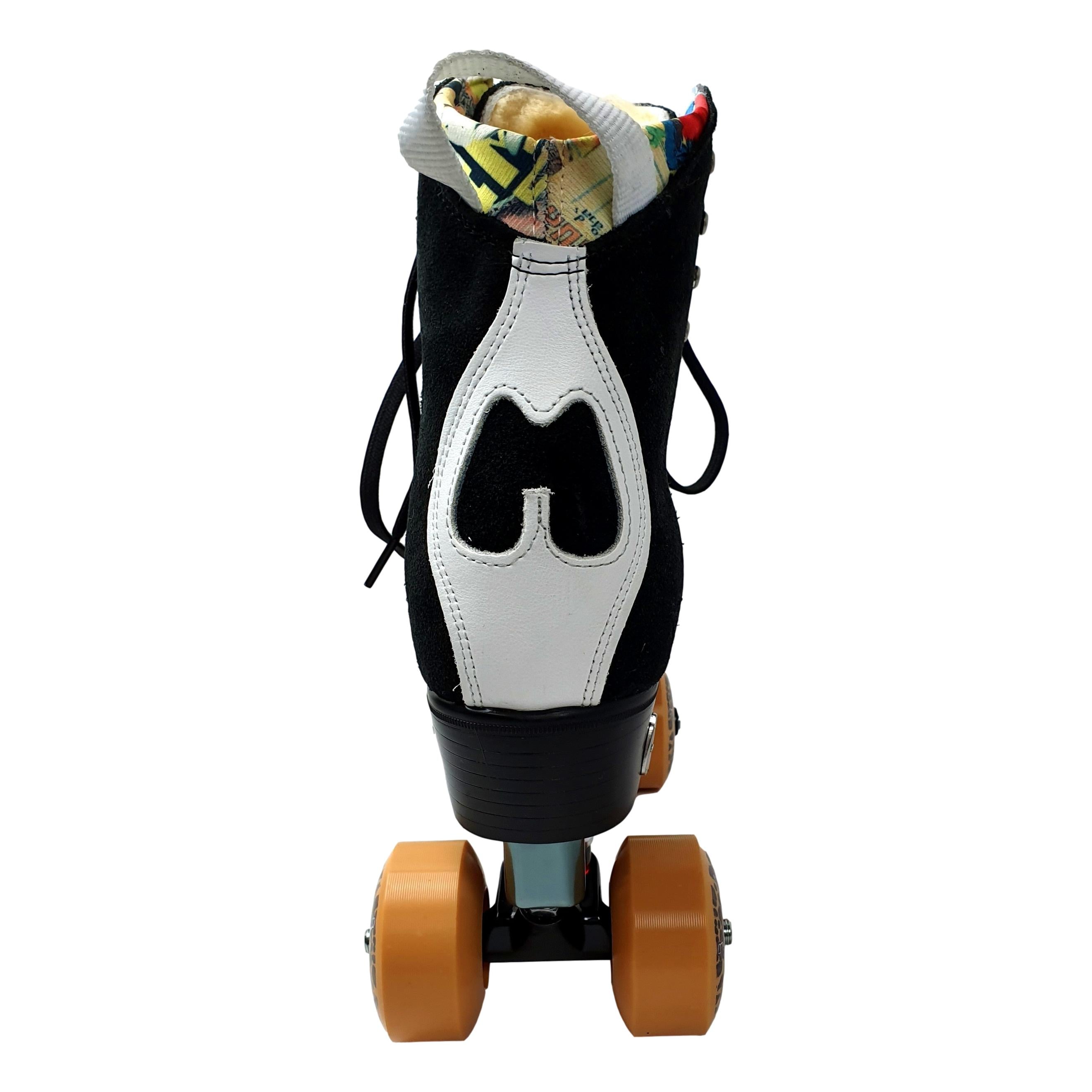 Moxi Jack Skate Black Rollerskates (With Reactor Pro)