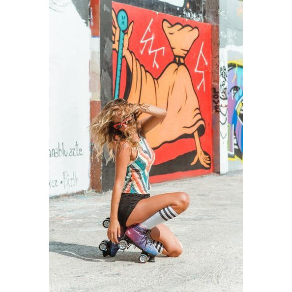 Chaya Vintage Airbrush Roller Skates