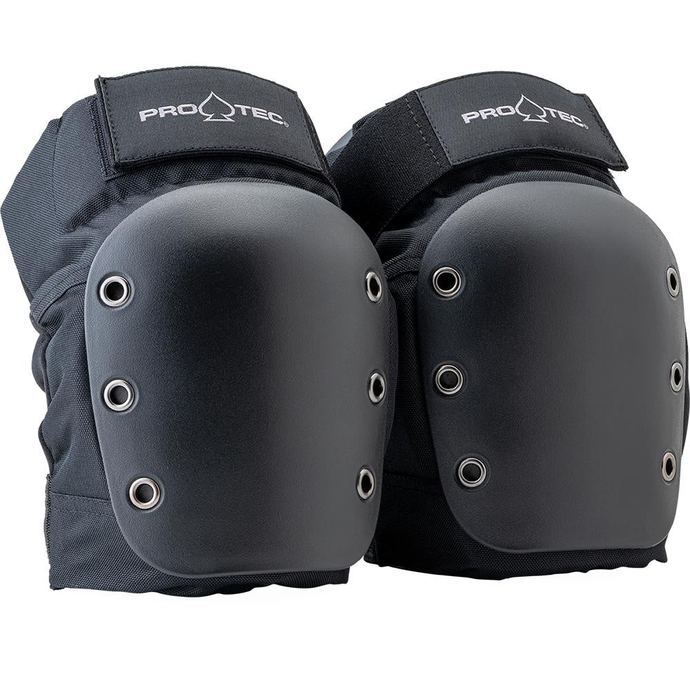 Protec Street Protective Knee Pads Open Black