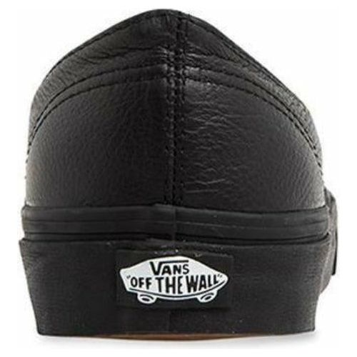 Vans Authentic (Italian Leather) Black/Black - Da Klinic Online | Skate Specialists