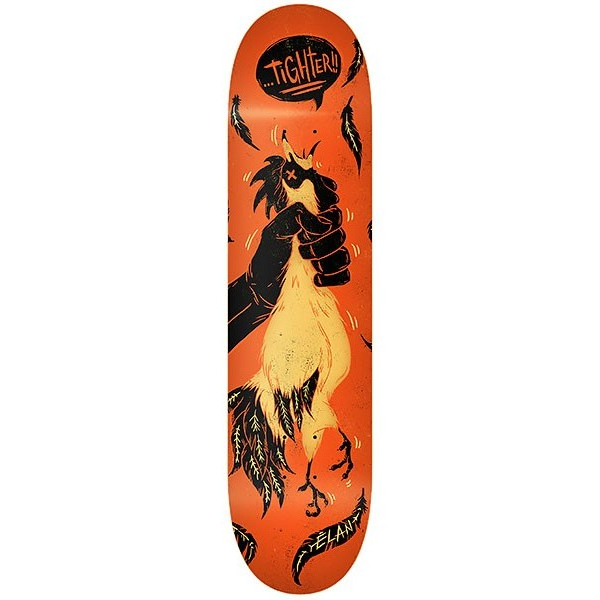 ELAN CHOKE THE CHICKEN SKATEBOARD DECK