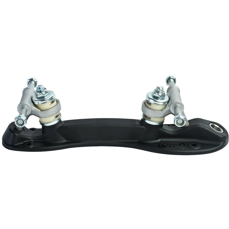 Powerdyne Thrust Nylon Rollerskate Plate Black