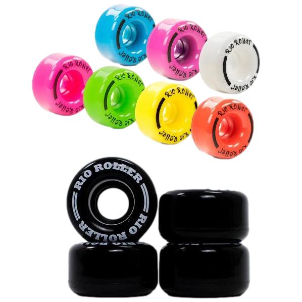 Rio Roller Coaster Rollerskate Wheels 58mm 4 Pack