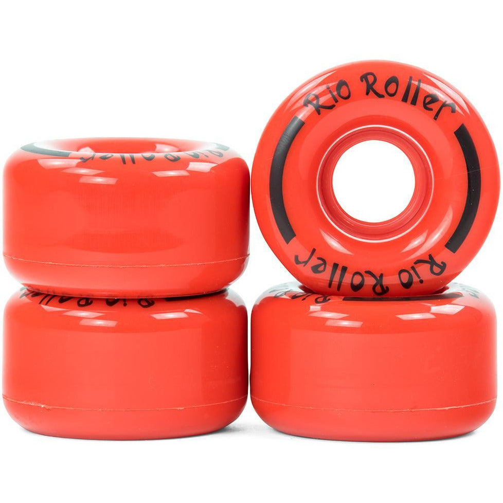 Rio Roller Coaster Rollerskate Wheels 58mm 4 Pack