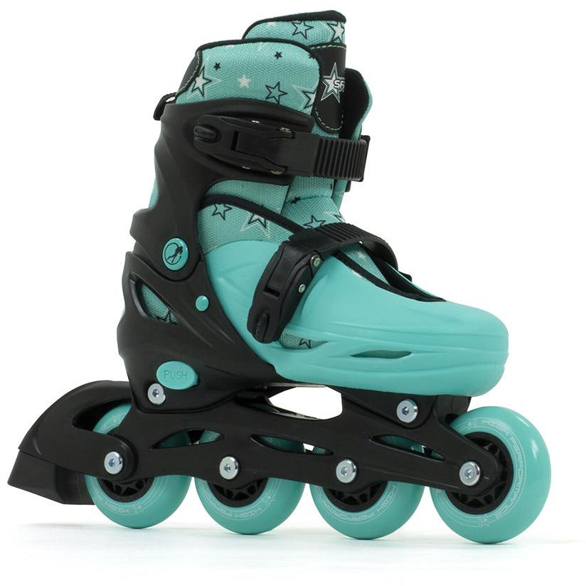 SFR Plasma Inline Skates Black Green - Da Klinic Online | Skate Specialists
