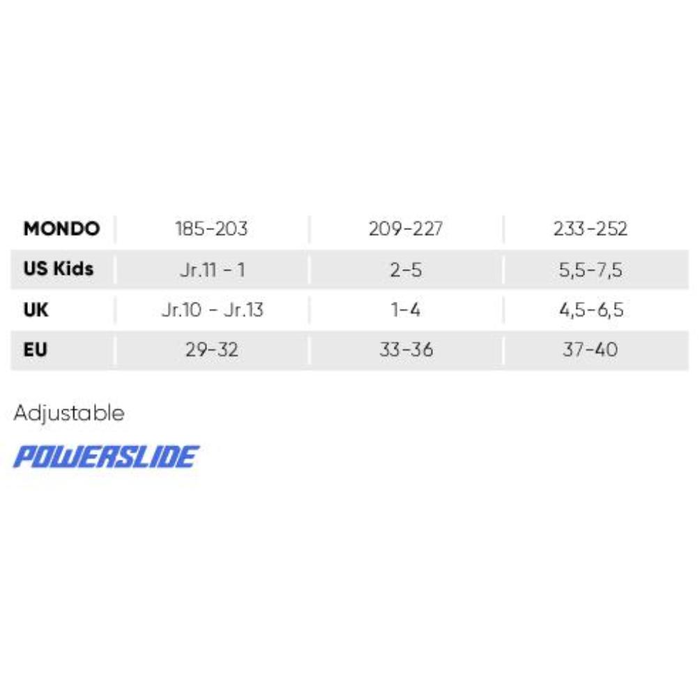 Powerslide Phuzion Universe Green 3W Adjustable Inline Skates