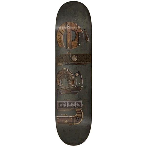 ELAN STEAMPUNK LOGO SKATEBOARD DECK