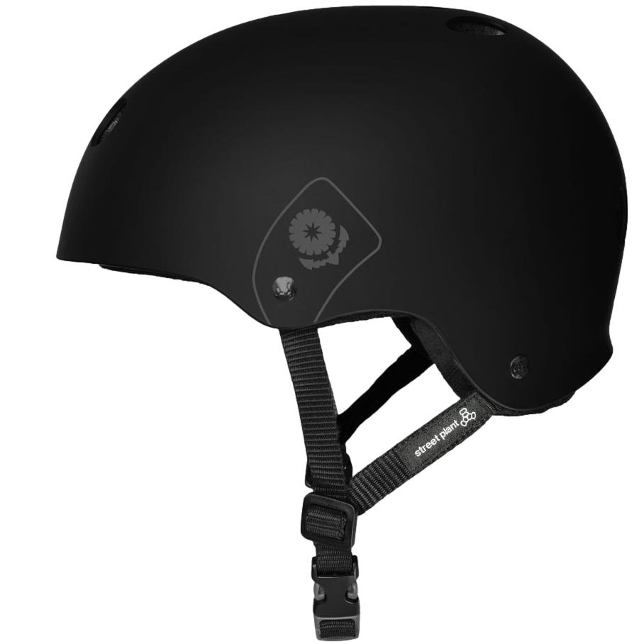 Triple 8 THE Certified Helmet SS Street Plant Black Rubber