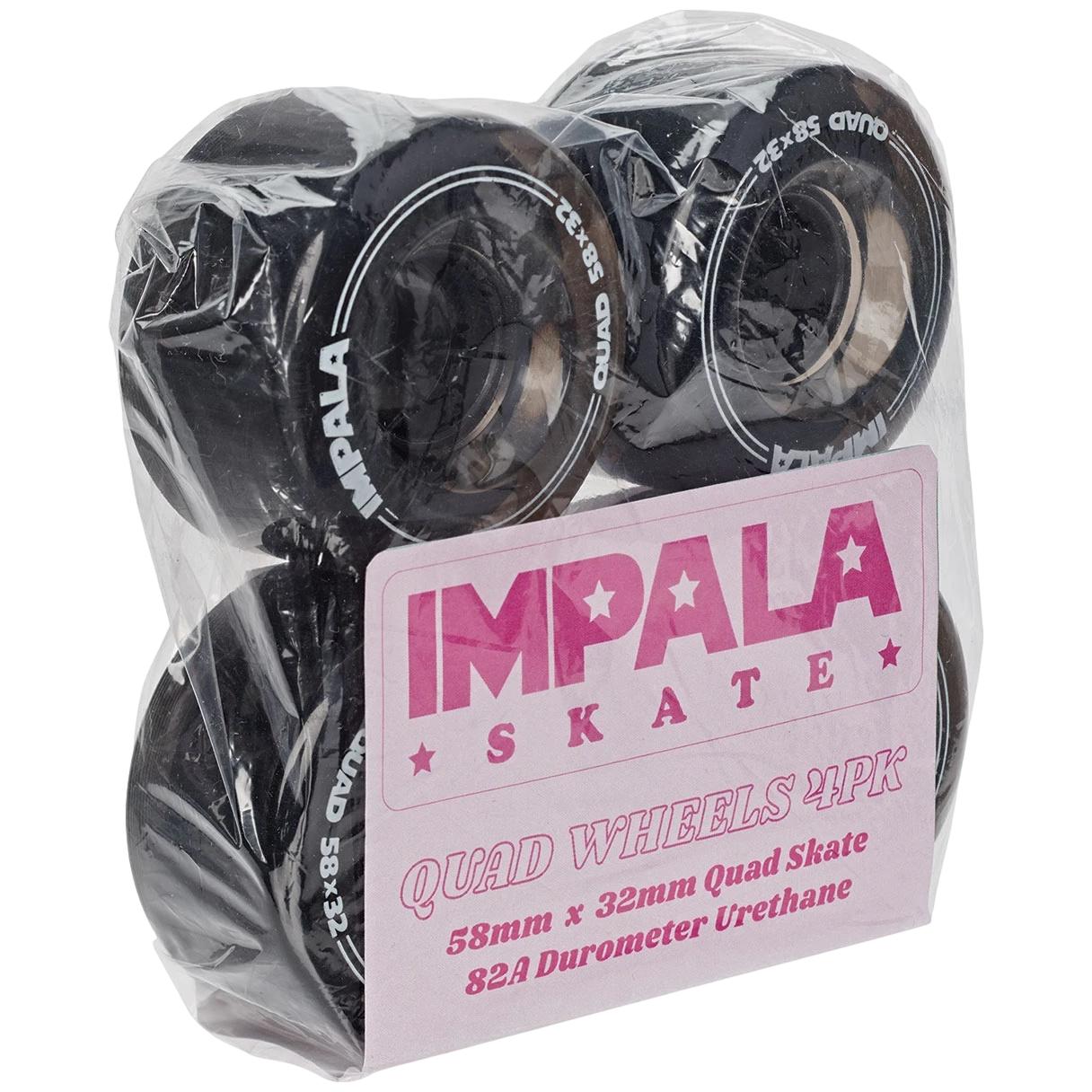 Impala Rollerskate Wheels 4-Pack 58mm 82a