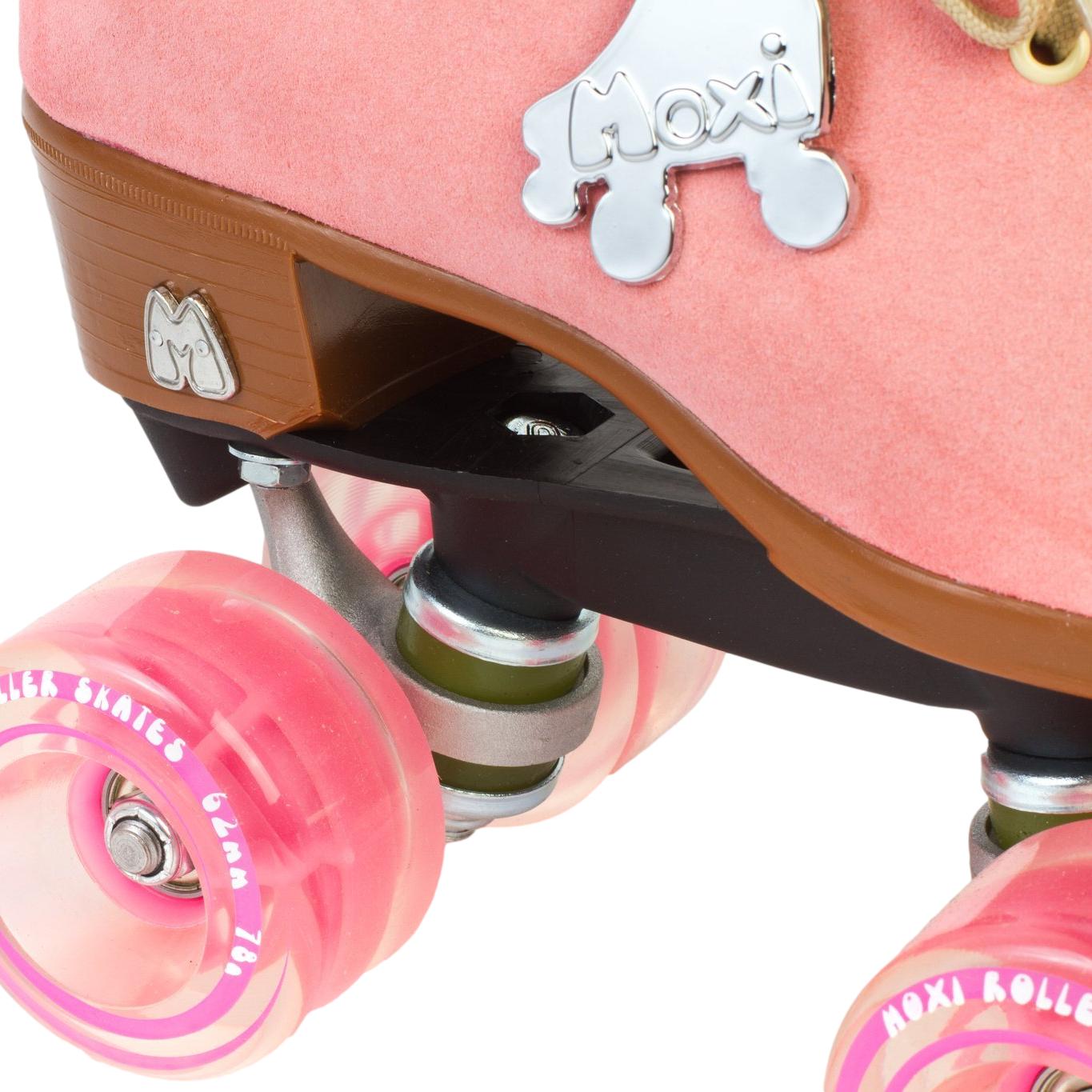 Moxi Lolly Roller Skates Strawberry Pink (w Nylon Thrust Plate)