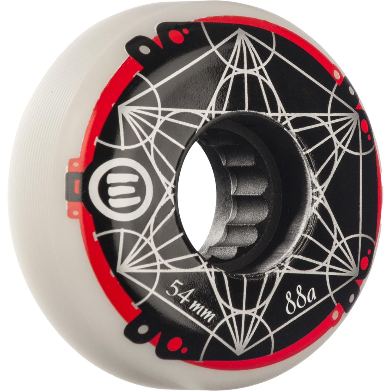Eulogy Metatron Cube Logo Aggressive Inline Wheels 4 Pack