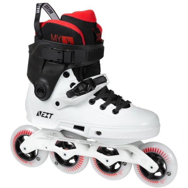 Powerslide Next Black White 90 Inline Skates - Da Klinic Online | Skate Specialists