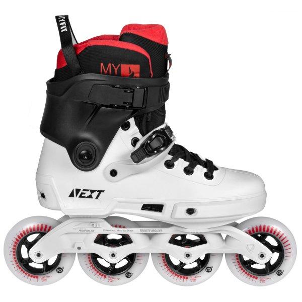 Powerslide Next Black White 90 Inline Skates - Da Klinic Online | Skate Specialists
