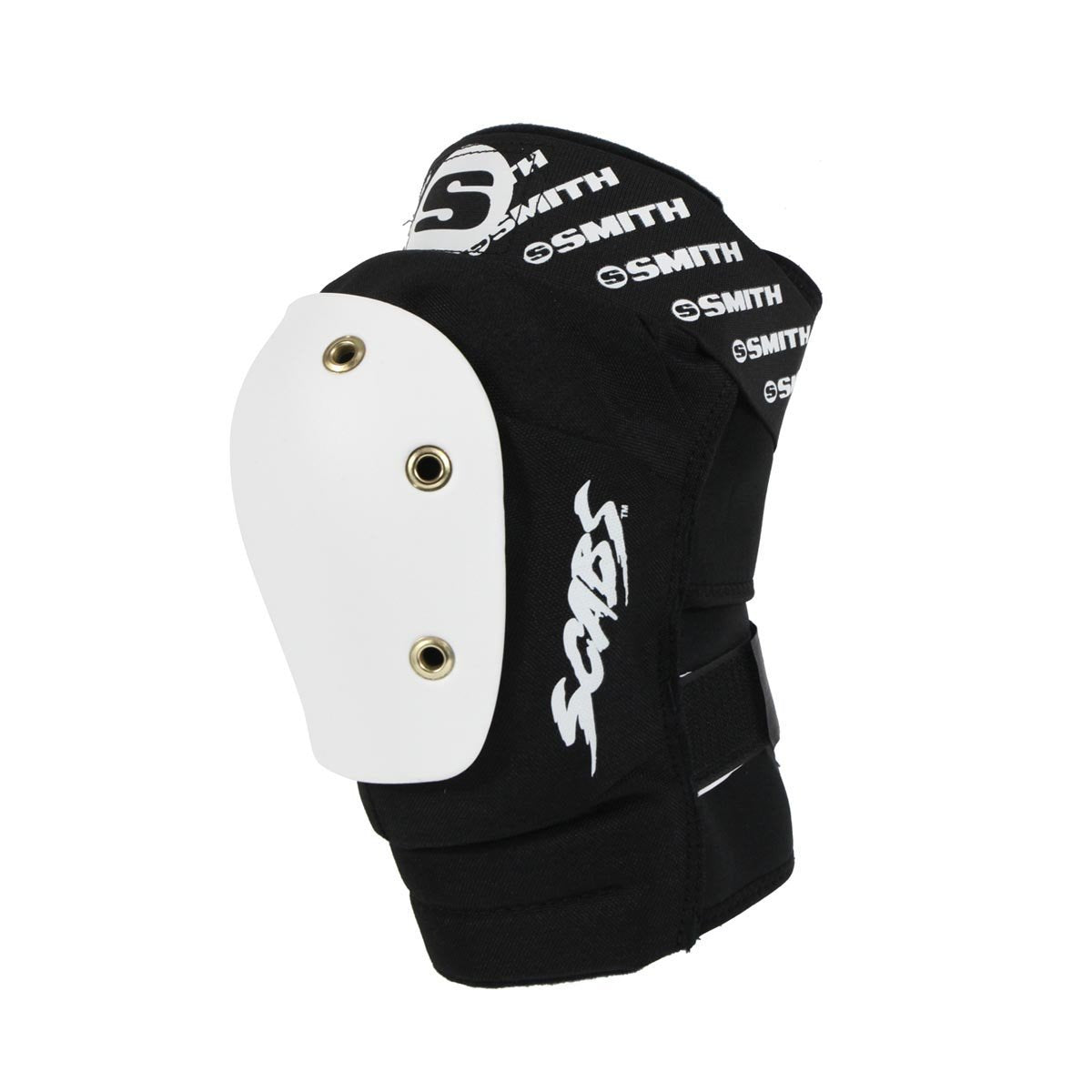 Smith Scabs Elite Knee Pad Black w White Caps - Da Klinic Online | Skate Specialists