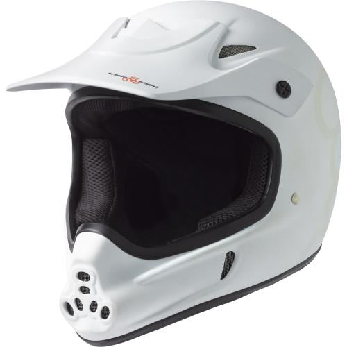 Triple 8 Invader Full Face Helmet White Gloss - Da Klinic Online | Skate Specialists