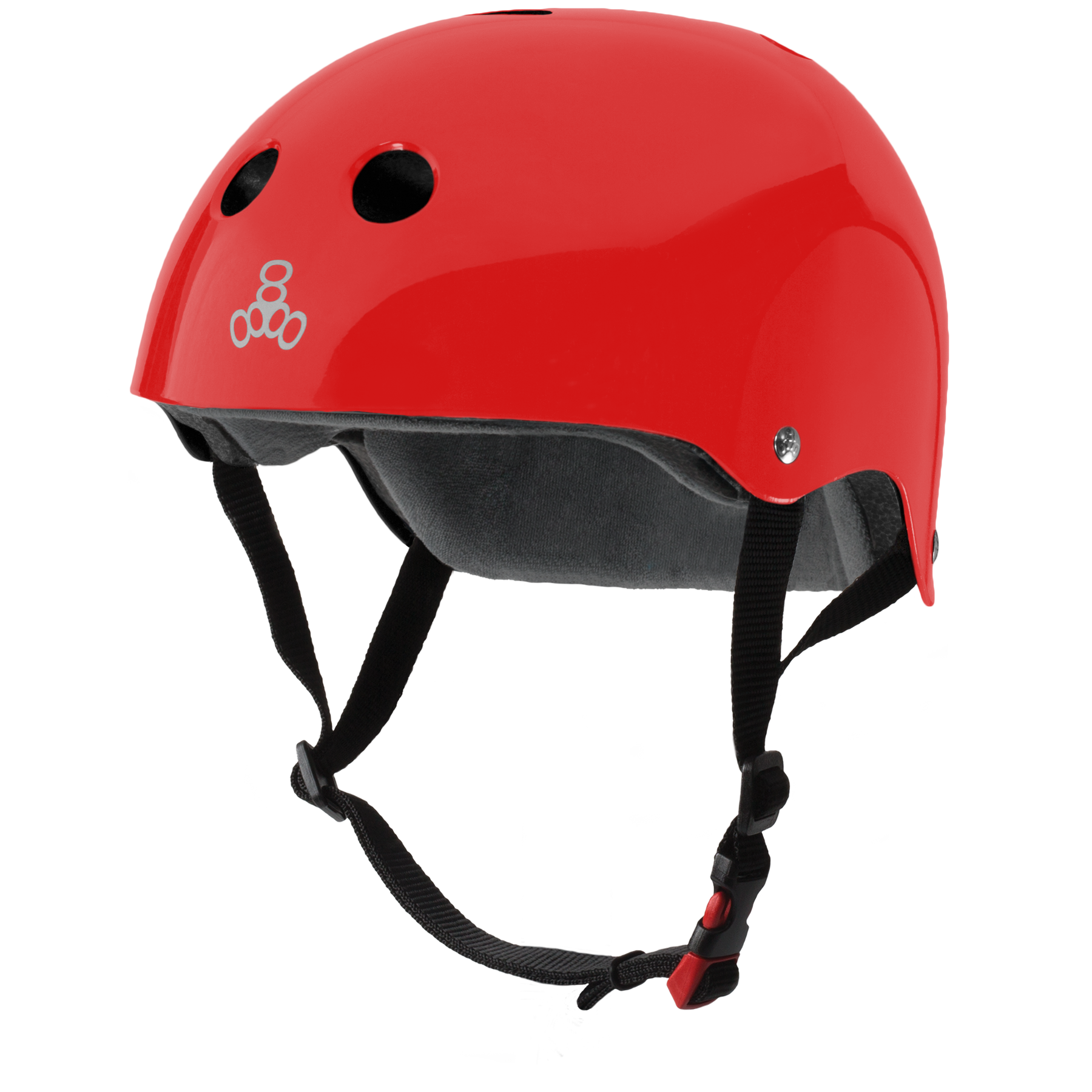Triple 8 THE Certified Helmet SS Red Gloss - Da Klinic Online | Skate Specialists