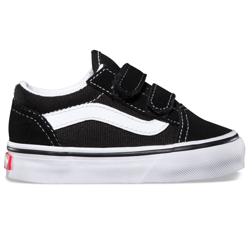 Vans Old Skool V Toddler Shoe Black - Da Klinic Online | Skate Specialists