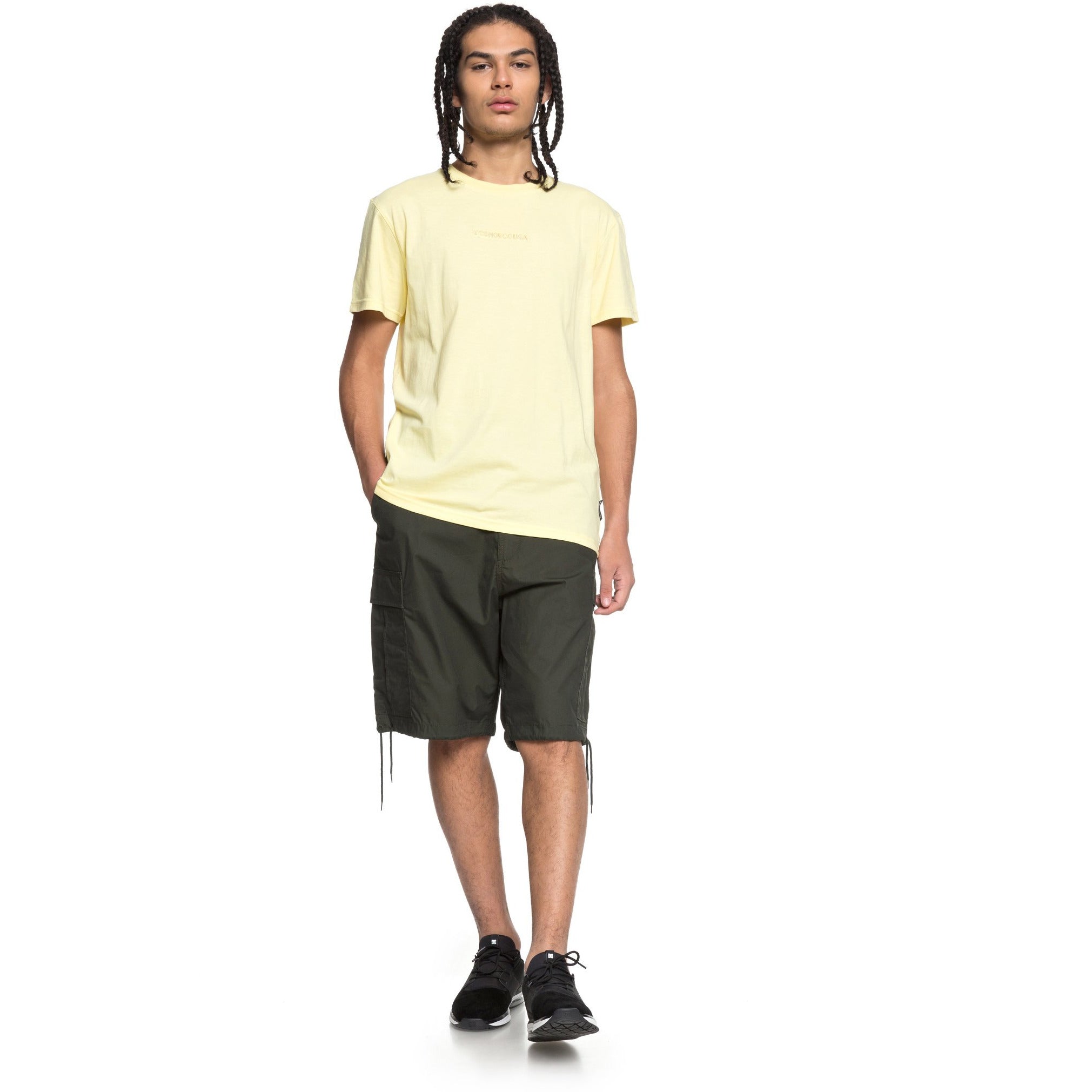 DC Trueper Mens Short 22 Dark Olive - Da Klinic Online | Skate Specialists