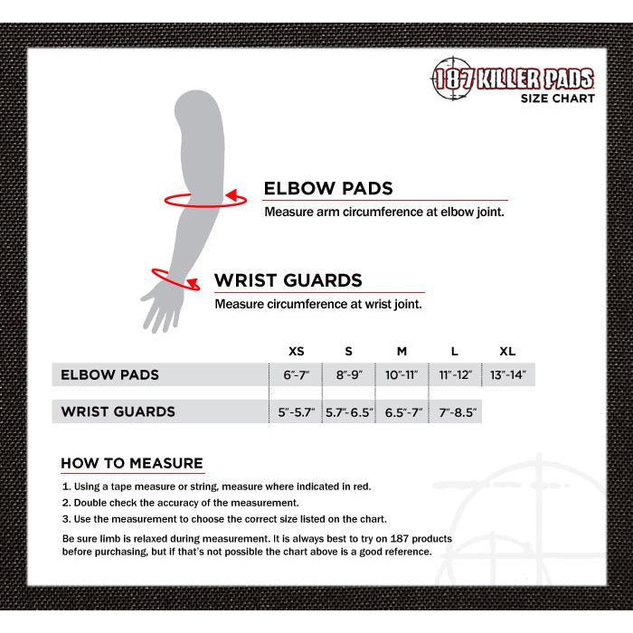 187 Pro Elbow Pads Black