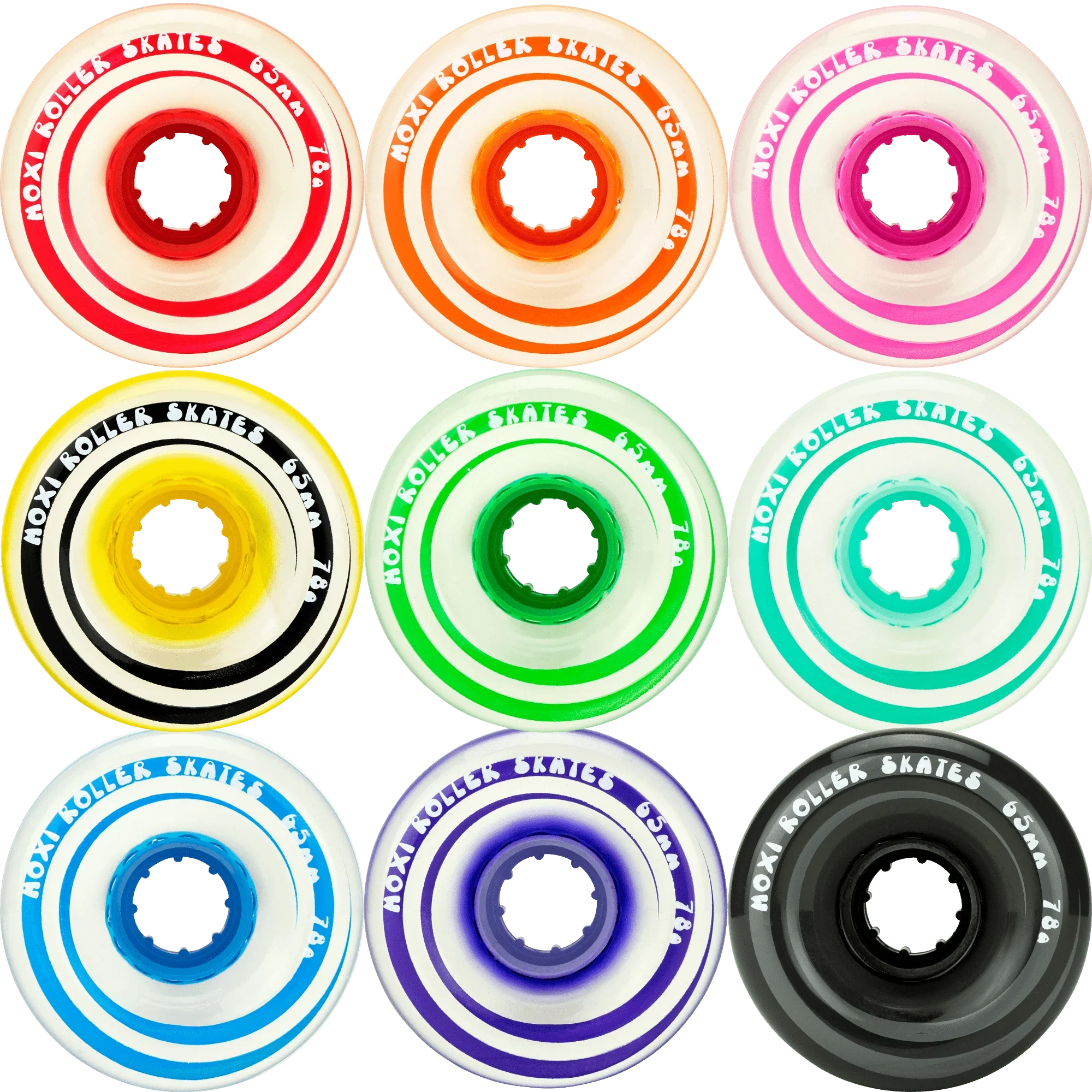 Moxi Gummy CLSC Rollerskate Wheels 65mm 78a 4 Pack