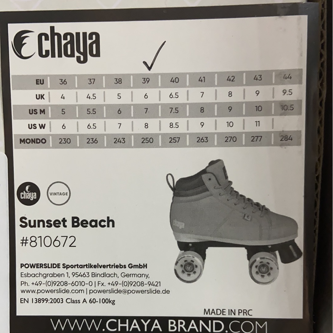 Chaya Vintage Sunset Beach Roller Skates