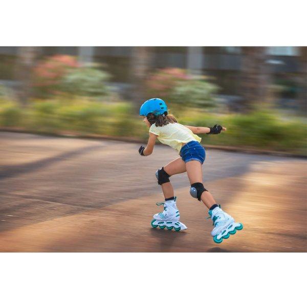 PlayLife Light Breeze Adjustable Inline Skates Aqua / White