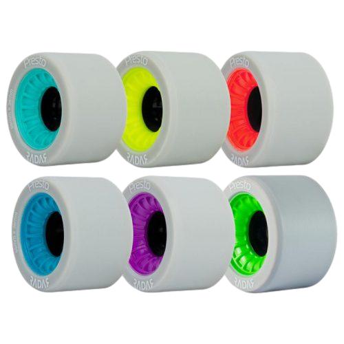 Radar Presto Wheels 59mm Narrow w Black Hub 4 Pack - Da Klinic Online | Skate Specialists