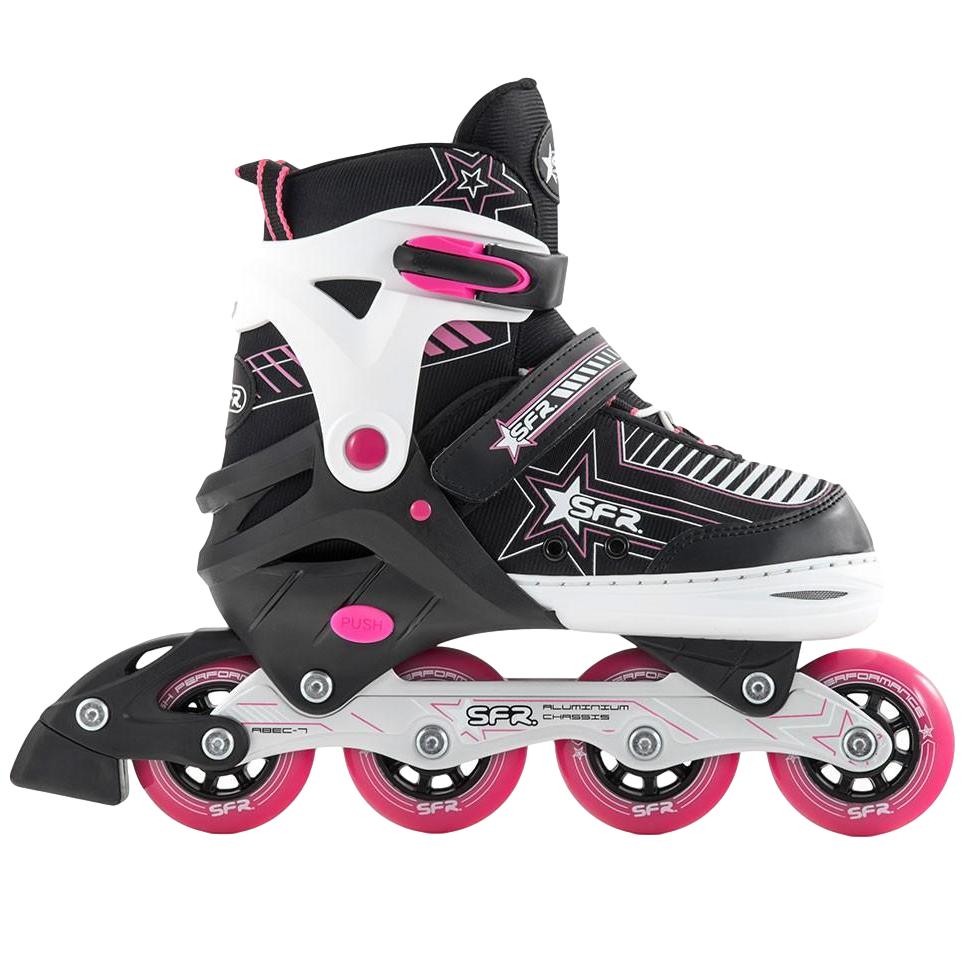 SFR Pulsar Adjustable Inline Skates Pink