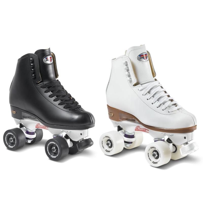 Suregrip Fame Roller Skates Black w Avanti Aluminium
