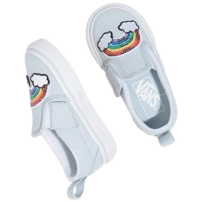 Vans Slip On V (Sequin Patch) Ballad Blue / True White