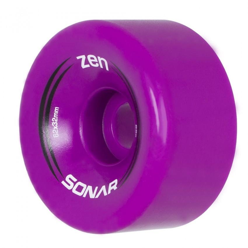 Radar Zen Wheels Hybrid Outdoor Rollerskate Wheels 62mm 85a 4 Pack